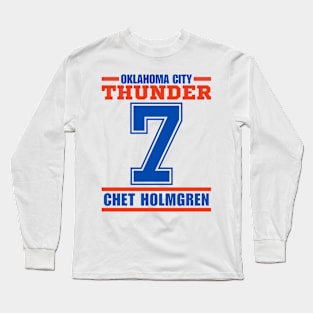 Oklahoma City Thunder Holmgren 7 Basketball Player Long Sleeve T-Shirt